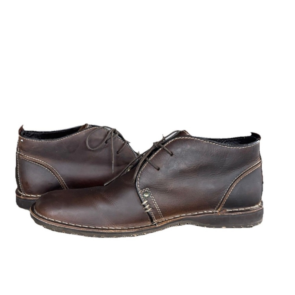 Crevo Boots Laxon Chukka Desert Ankle Booties Brown Leather Men's Size 11